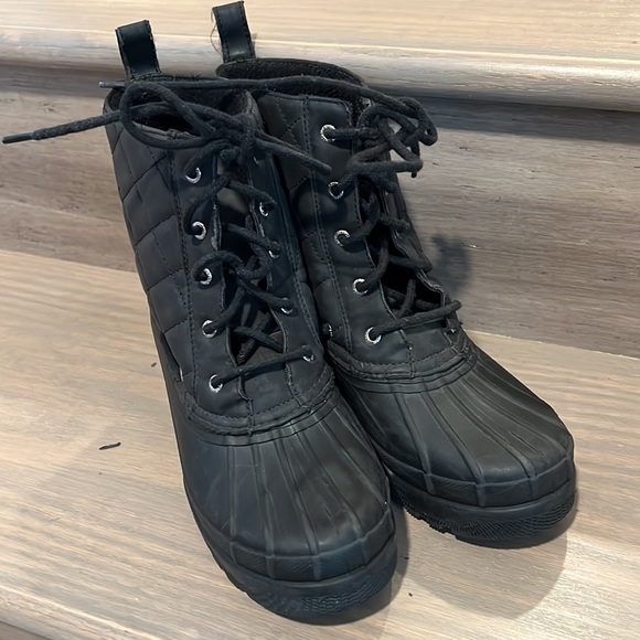 Sperry Winter Gosling Boots Size 8 Black - Picture 3 of 5